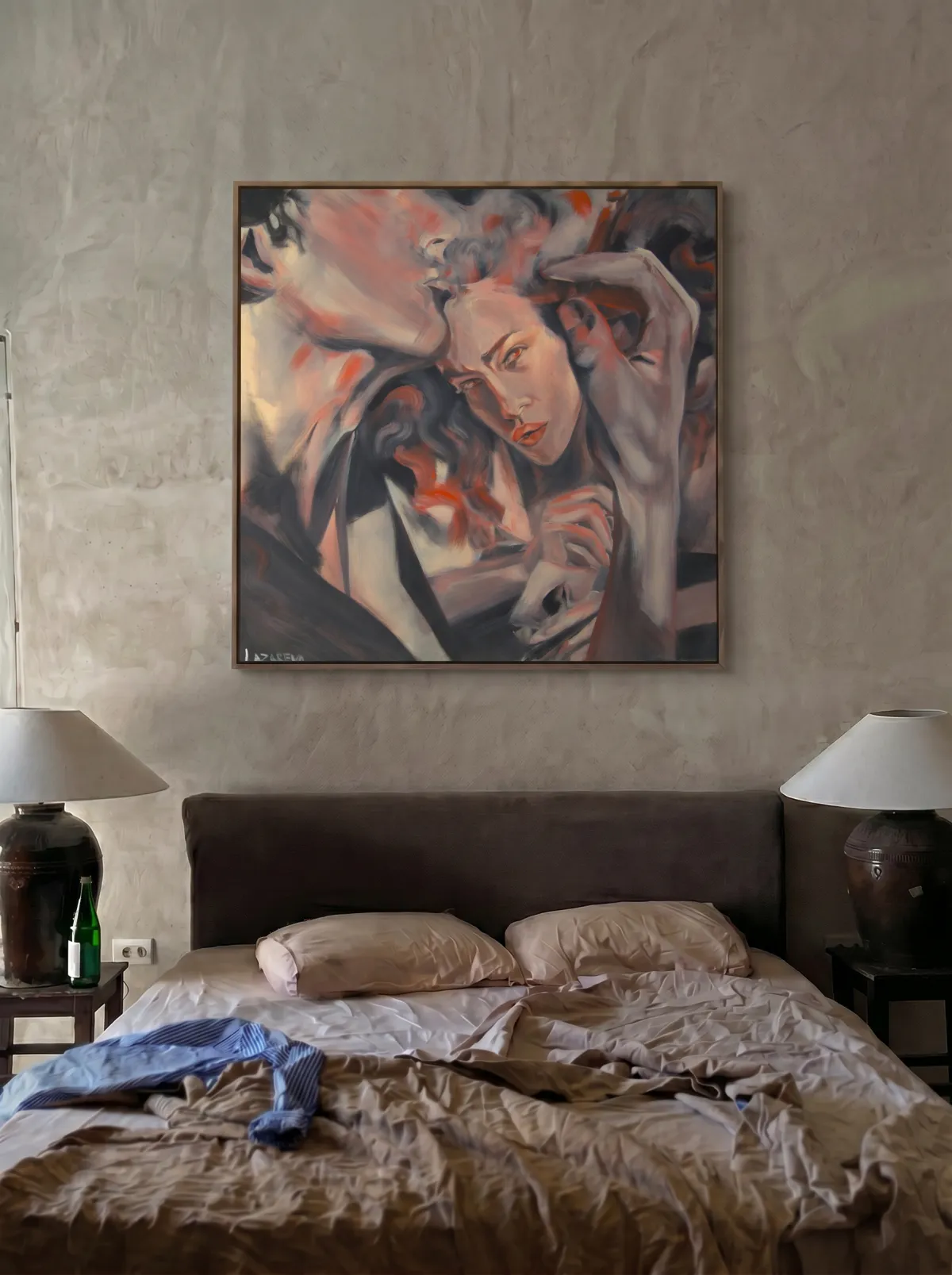 DIESES KUNSTWERK HAT DIE GESAMTE ENERGIE DES RAUMES VERÄNDERT